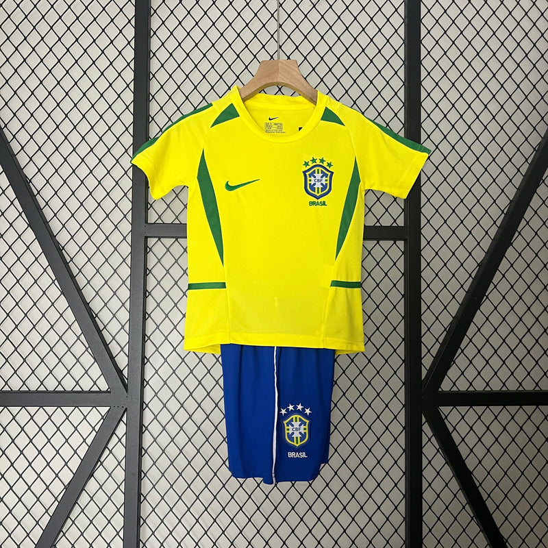 BRAZIL I 2002 T-SHIRT CHILDREN'S SET (RETRO)