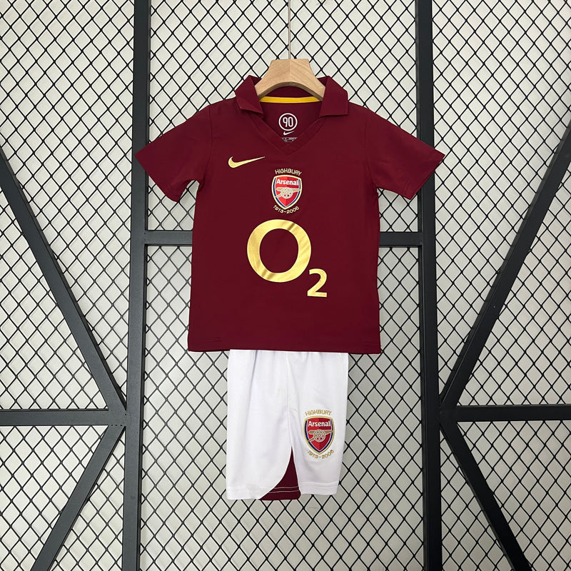 ARSENAL T-SHIRT I 05/06 KIDS SET (RETRO)