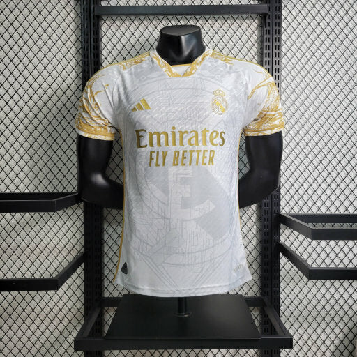 REAL MADRID LIMITED EDITION GOLD 24/25 MEN'S SHIRT (PLAYER VERSION) 