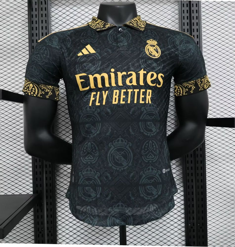 REAL MADRID LIMITED EDITION BLACK 24/25 MEN'S SHIRT (PLAYER VERSION) 