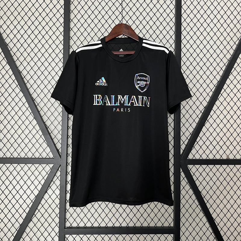 ARSENAL LIMITED EDITION BALMAIN PARIS BLACK 24/25 MEN'S T-SHIRT 