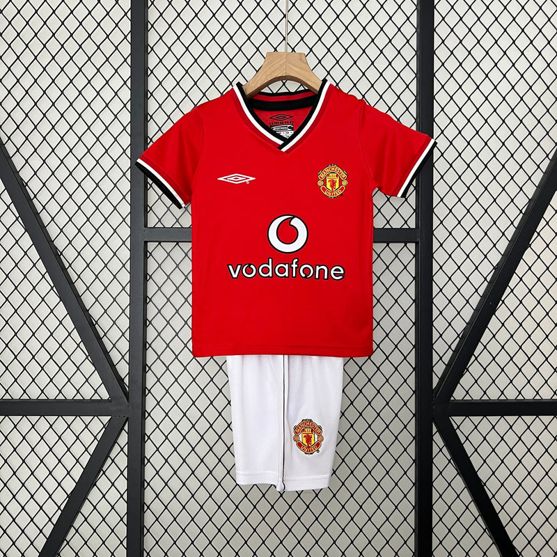 MANCHESTER UNITED T-SHIRT I 00/01 CHILDREN'S SET (RETRO)