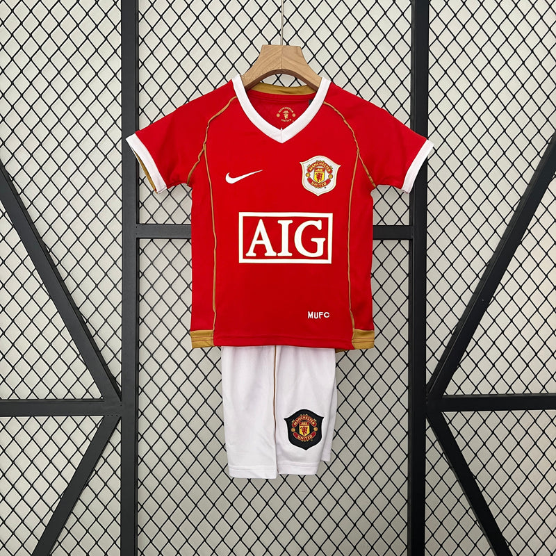 MANCHESTER UNITED T-SHIRT I 06/07 CHILDREN'S SET (RETRO)