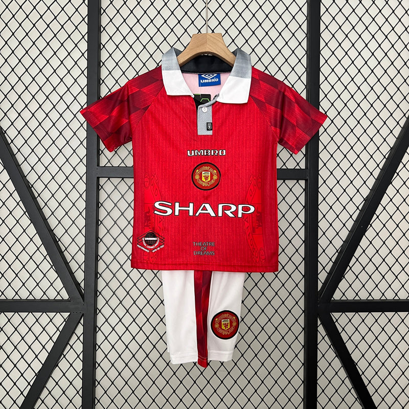 MANCHESTER UNITED T-SHIRT I 96/97 CHILDREN'S SET (RETRO)