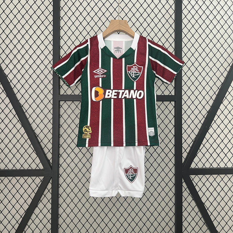 FLUMINENSE I 24/25 T-SHIRT CHILDREN'S SET