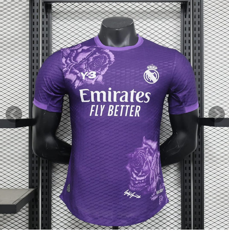 REAL MADRID Y-3 PURPLE 24/25 MEN'S SHIRT (PLAYER VERSION) 