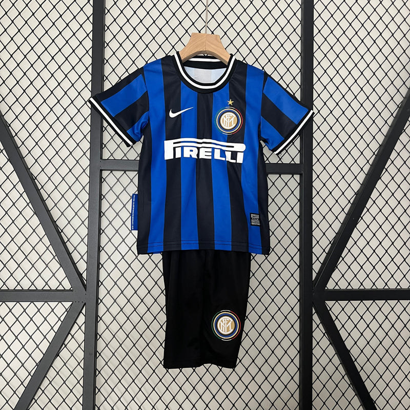 INTER MILAN SHIRT I 09/10 KIDS KIT (RETRO)