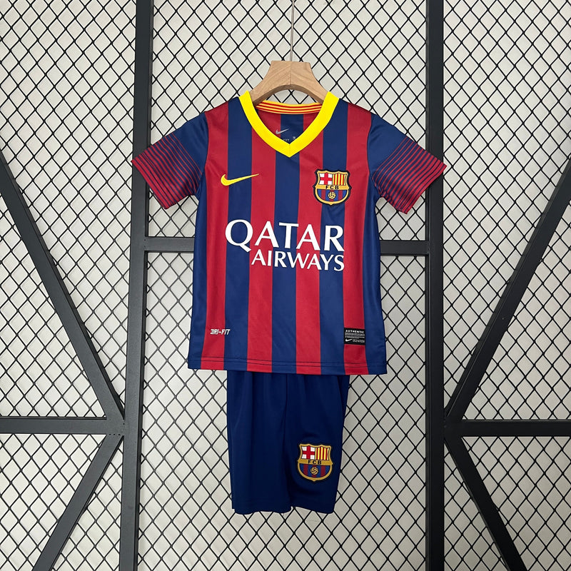 BARCELONA I 13/14 KIDS SHIRT (RETRO)