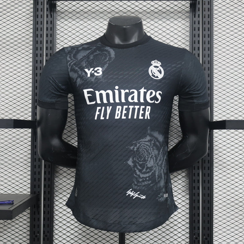 REAL MADRID Y-3 BLACK 24/25 MEN'S SHIRT (PLAYER VERSION) 