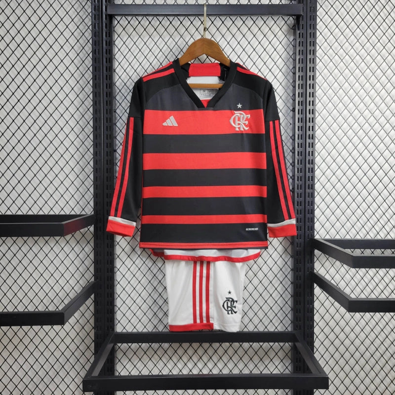 FLAMENGO LONG SLEEVE T-SHIRT I 24/25 CHILDREN'S SET